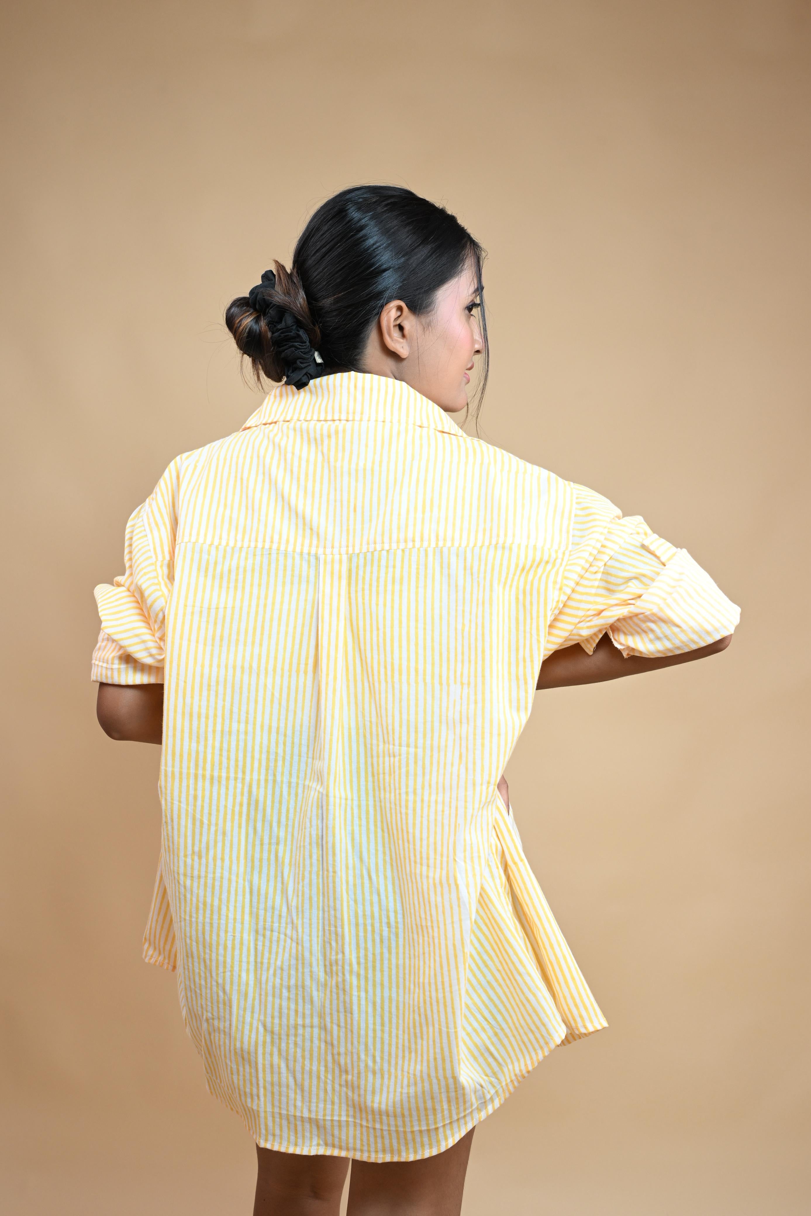 MANGO STRIPE SHIRT